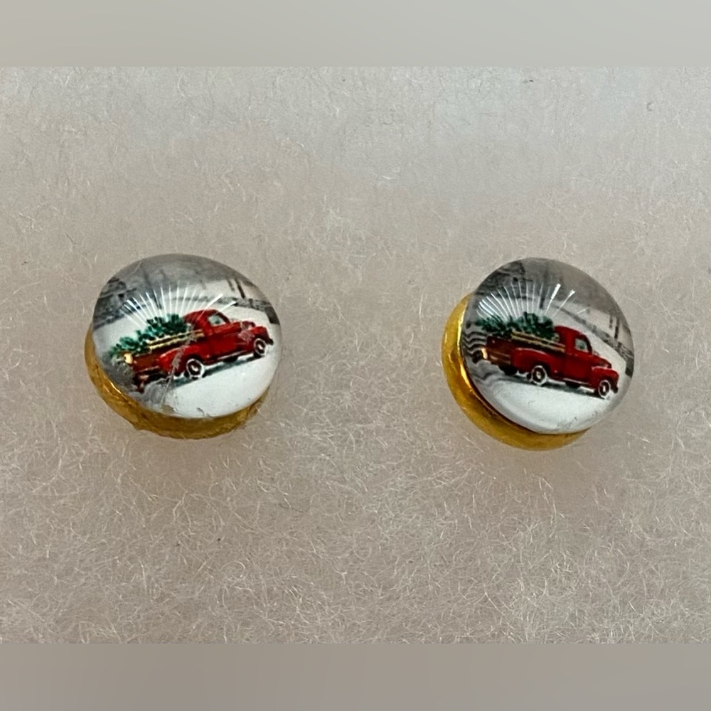 NEW Christmas inspired post earrings
